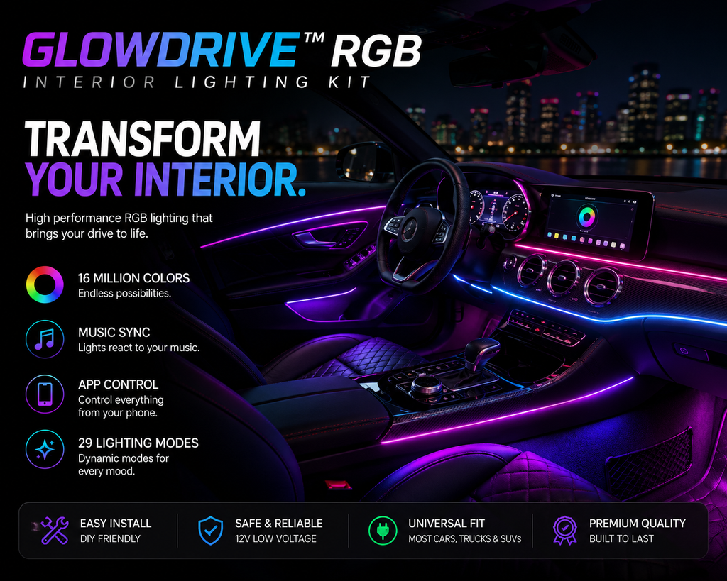 HQ GlowDrive™ RGB Interior Lighting Kit